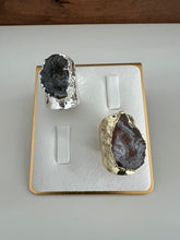Load image into Gallery viewer, Natural agate stone ring