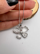 Load image into Gallery viewer, Natural stone butterfly shape necklace