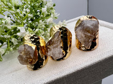 Load image into Gallery viewer, Natural agate stone ring