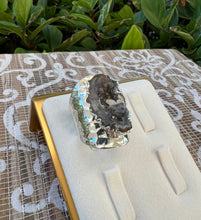 Load image into Gallery viewer, Natural agate stone ring