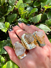 Load image into Gallery viewer, Natural agate stone ring