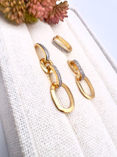 Load image into Gallery viewer, Fine finish earrings 3 ways to wear
