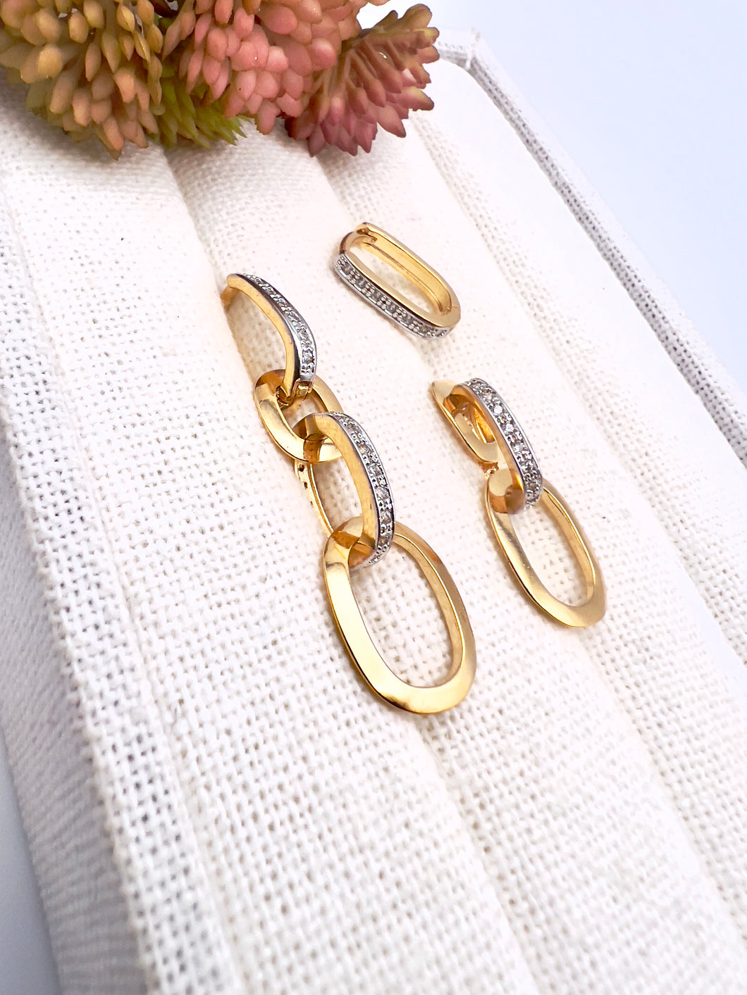 Fine finish earrings 3 ways to wear