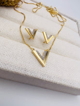 Load image into Gallery viewer, Life V selfsame gold plated jewelry set
