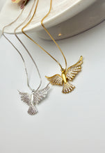 Load image into Gallery viewer, Pave studded holy spirit necklace
