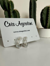 Load image into Gallery viewer, Small Tify hoop earrings
