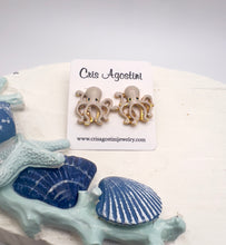 Load image into Gallery viewer, Enameled marine animals seductive collection earrings
