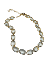 Load image into Gallery viewer, Oval crystal choker necklace Valentina Collection
