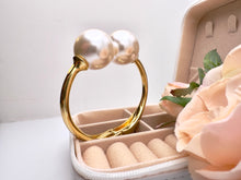 Load image into Gallery viewer, Big pearl bangle bracelet Seductive Collection
