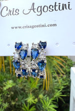 Load image into Gallery viewer, Classic princess high quality cz diamond earrings
