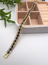 Load image into Gallery viewer, Fine jewelry clasp baguette bracelet
