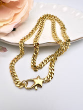 Load image into Gallery viewer, Grumet chain with star clasp necklace
