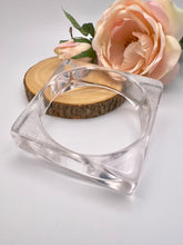 Load image into Gallery viewer, Square transparent crystal shine resin bracelet

