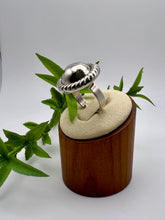 Load image into Gallery viewer, Button ring silver and gold plated
