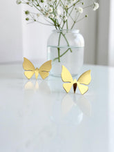 Load image into Gallery viewer, Polished elegant butterfly earrings
