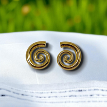 Load image into Gallery viewer, Spiral earrings
