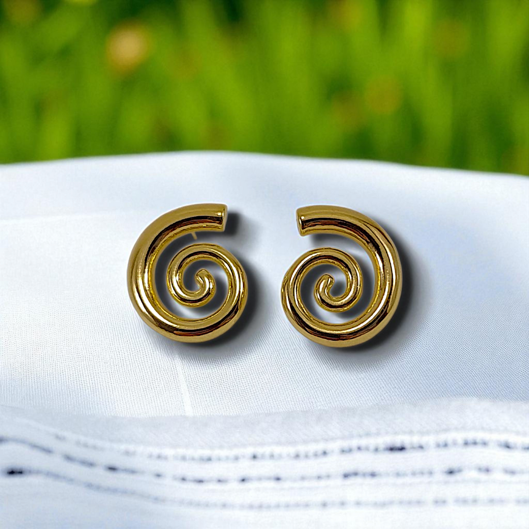 Spiral earrings
