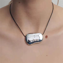 Load image into Gallery viewer, Organic necklace adjustable tie style
