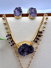 Load image into Gallery viewer, Druzy short necklace
