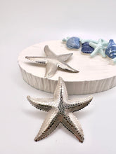 Load image into Gallery viewer, Printed starfish large earrings
