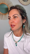 Load image into Gallery viewer, Crystal and jade amazonite necklace
