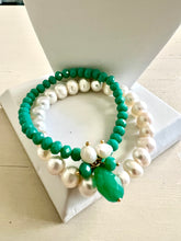 Load image into Gallery viewer, Crystal and jade amazonite bracelet
