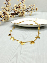Load image into Gallery viewer, Choker necklace with small medals in a cluster
