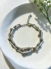 Load image into Gallery viewer, Selfsame Tiffy cz links bracelet
