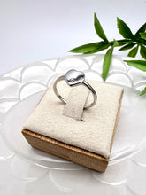 Load image into Gallery viewer, Small delicate heart with diamond detail ring
