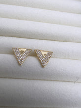 Load image into Gallery viewer, Famous brand VV triangle earrings
