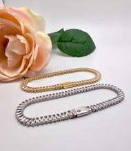 Load image into Gallery viewer, Valentina Collection box lock baguette bracelet
