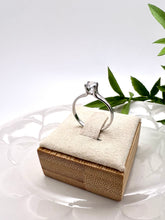 Load image into Gallery viewer, Delicate solitaire cz diamond ring
