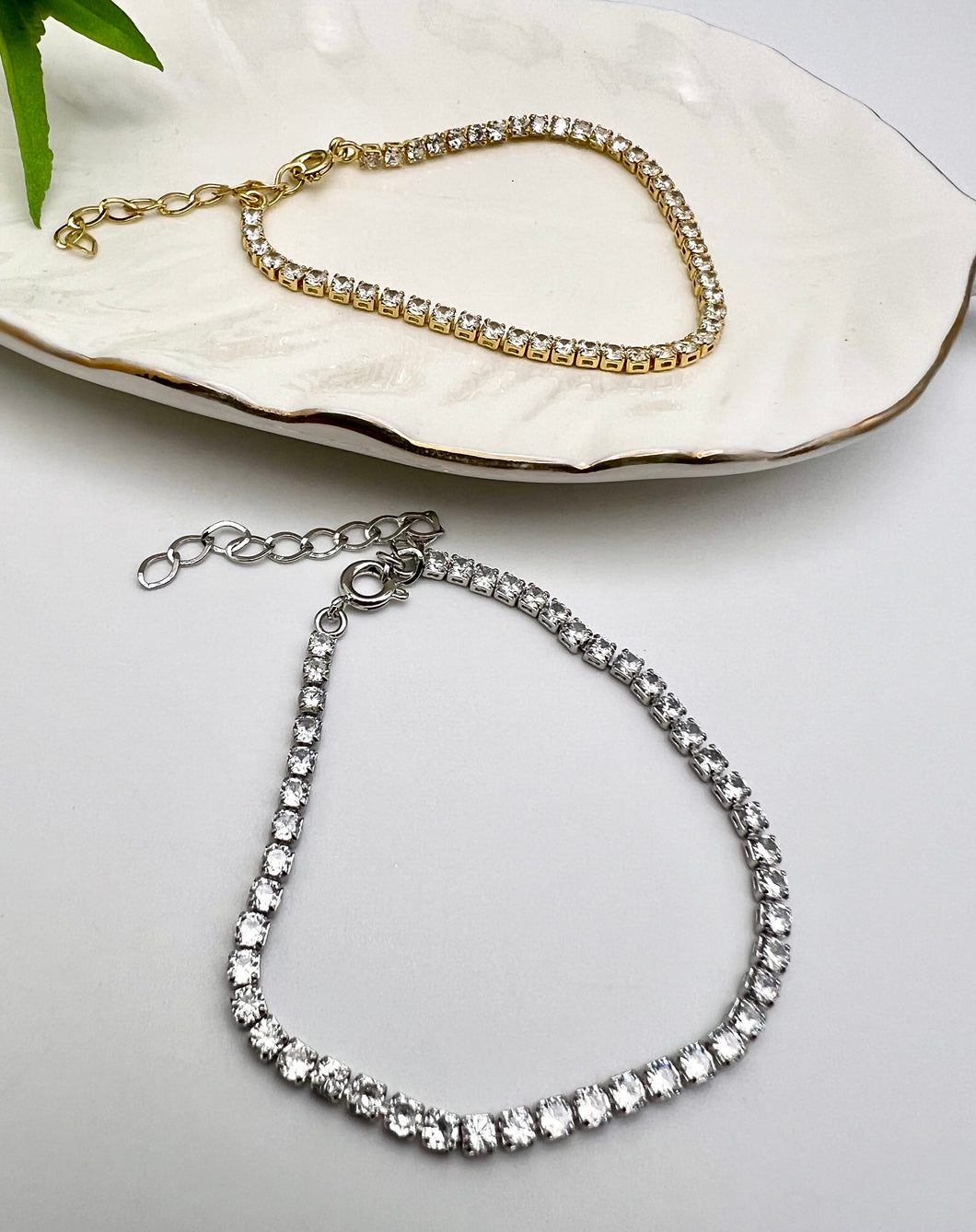 Tennis choker small cz bracelet