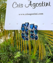 Load image into Gallery viewer, Classic princess high quality cz diamond earrings
