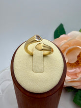 Load image into Gallery viewer, Heart details at the end open ring
