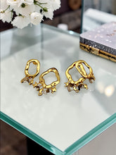 Load image into Gallery viewer, Organic-style earrings with 2-in-1 pendants
