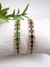 Load image into Gallery viewer, Fine jewelry clasp baguette bracelet
