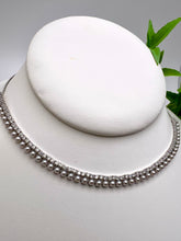 Load image into Gallery viewer, Mini pearl cz diamond choker necklace
