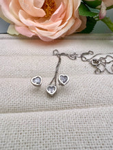 Load image into Gallery viewer, Mini cz heart shape Valentina Collection jewelry set
