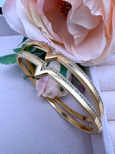 Load image into Gallery viewer, Valentina collection V detail inspired bracelet
