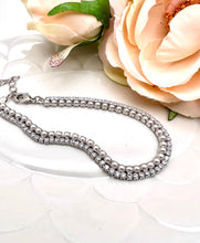 Load image into Gallery viewer, Mini pearl cz diamond bracelet
