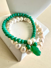 Load image into Gallery viewer, Crystal and jade amazonite bracelet
