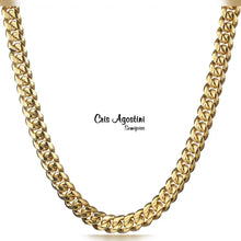 Load image into Gallery viewer, Highly Polished 8 mm Gold Plated Men&#39;s Cuban Chain
