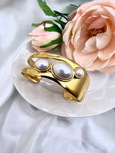 Load image into Gallery viewer, Seductive Collection pearl detail open bracelet

