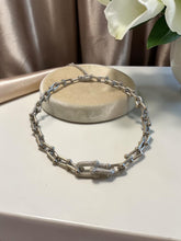 Load image into Gallery viewer, Selfsame Tiffy cz links necklace

