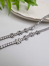 Load image into Gallery viewer, Personalized cz tennis bracelet
