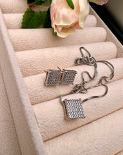 Load image into Gallery viewer, Delicate cz square Valentina jewelry set
