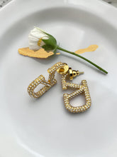 Load image into Gallery viewer, Valentina Collection cz set signature earrings
