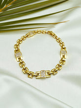 Load image into Gallery viewer, Mesh watch strap diamond details bracelet
