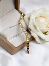 Load image into Gallery viewer, Cz set on top hearts top Valentina Collection bracelet
